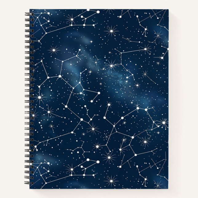 Cuaderno Constelación celeste - Noche estrellada (4) (Anverso)