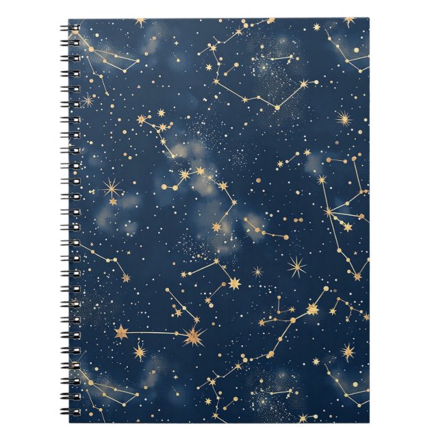 Cuaderno Constelación celeste - Noche estrellada (5) (Frente)