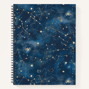 Cuaderno Constelación celeste - Noche estrellada (6)