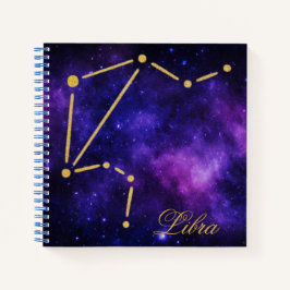 Cuaderno Constelación de Libra de Oro en Galaxia Oscura | P