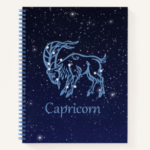 Cuaderno Constelación del Capricornio y Rótulo del zodiaco