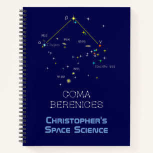 Cuaderno Constelación del hemisferio norte Coma Berenices
