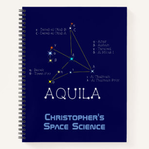 Cuaderno Constelación del hemisferio norte de Aquila