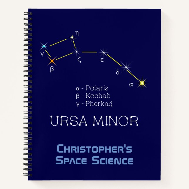 Cuaderno Constelación del hemisferio norte Ursa Menor (Anverso)