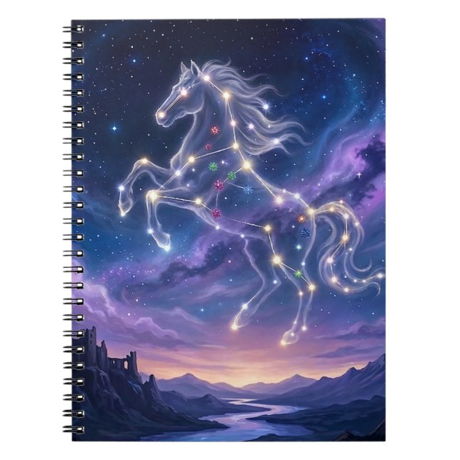 Cuaderno Constelación del Valiente Corcel (Frente)
