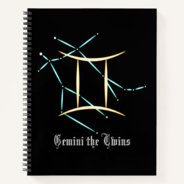 Cuaderno Constelación zodiacal Géminis