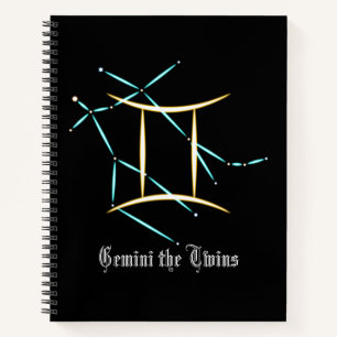 Cuaderno Constelación zodiacal Géminis