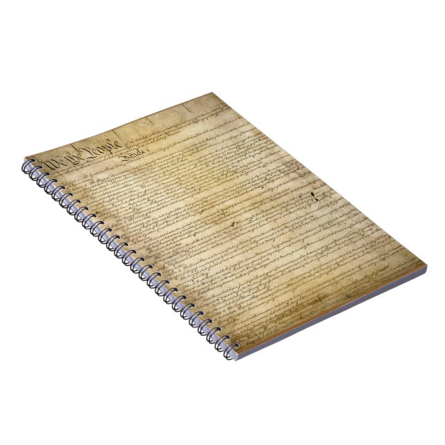 Cuaderno Constitución de Estados Unidos del vintage (Lado Derecho)