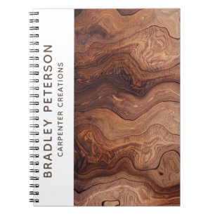 Cuaderno Construcción de Carpintería de Madera Moderna y El