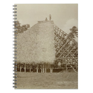 Cuaderno Construcción de viviendas en Samoa, c.1875 (foto