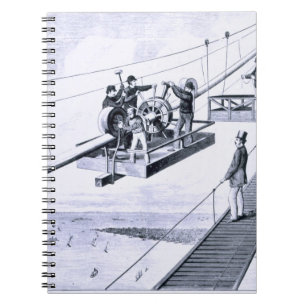 Cuaderno Construcción del puente de Brooklyn, Nueva York