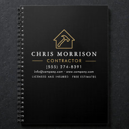 Cuaderno Construction Company Black Gold