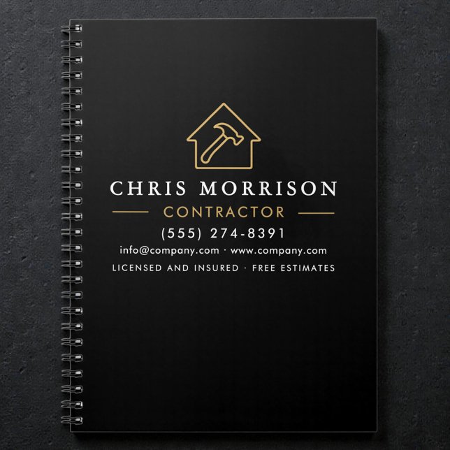 Cuaderno Construction Company Black Gold (Subido por el creador)