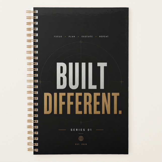 Cuaderno Construido Diferente | Motivación Minimal (Anverso)