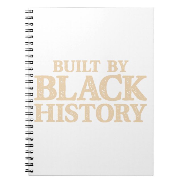 Cuaderno Construido Por La Historia Negra Orgullo Africano- (Frente)