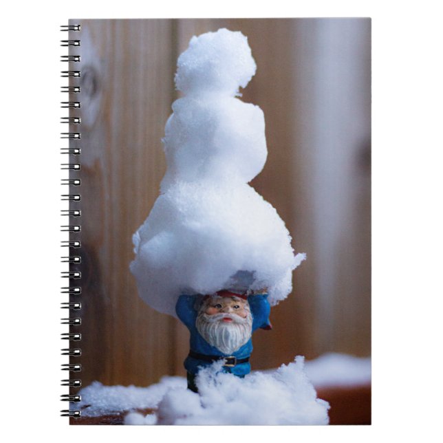 Cuaderno Construyó un Snowman V (Frente)