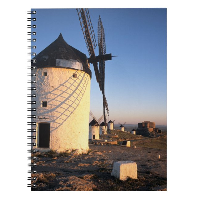 Cuaderno Consuegra, La Mancha, España, molinos de viento (Frente)