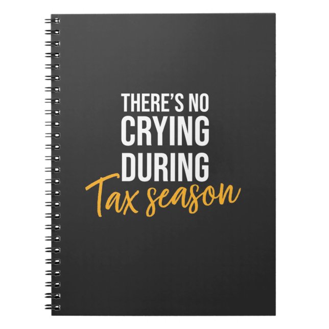 Cuaderno Contable En Temporada De Impuestos (Frente)