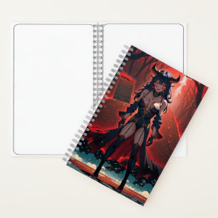 Cuaderno Contacto Súcubo en Encrucijada: Anime Lilin Demon