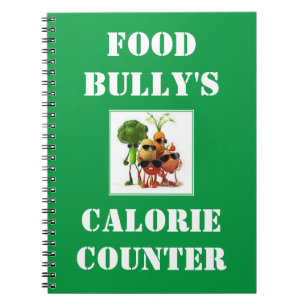 Cuaderno Contador de la caloría del matón de la comida