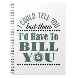 Cuaderno Contador que podría decirle pero entonces le haría