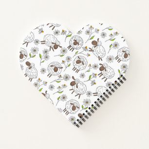 Cuaderno Contando ovejas en blanco