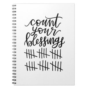 Cuaderno contar su diario de bendiciones
