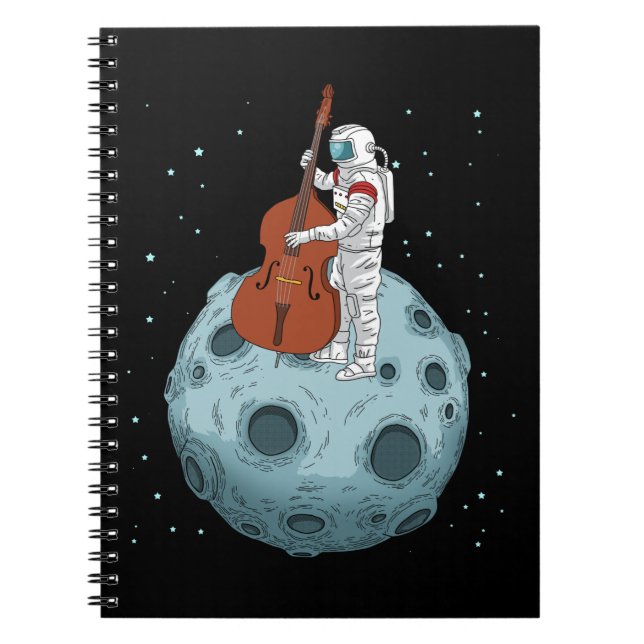 Cuaderno Contrabass Jazz Music Uprist Bass Doble Bass (Frente)