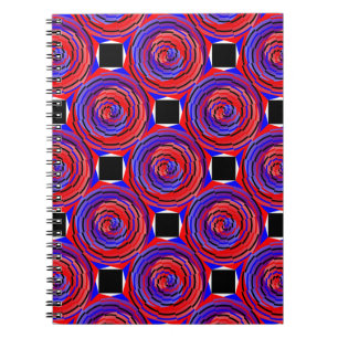 Cuaderno Contrarreloj rojo y azul de Kenneth Yoncich