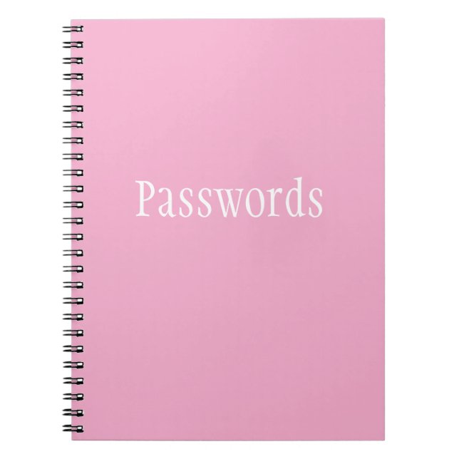 Cuaderno Contraseñas (Frente)