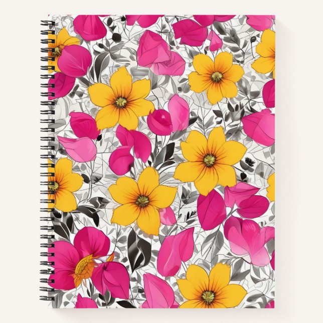 Cuaderno Contrastes Florales (Anverso)