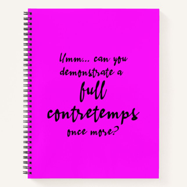 Cuaderno Contretemps Magenta Completo (Anverso)