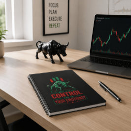 Cuaderno Controla Tus Emociones Toro Mentalidad de Trading