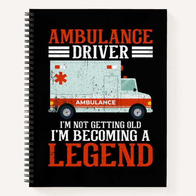 Cuaderno Controlador de ambulancia paramédico (Anverso)