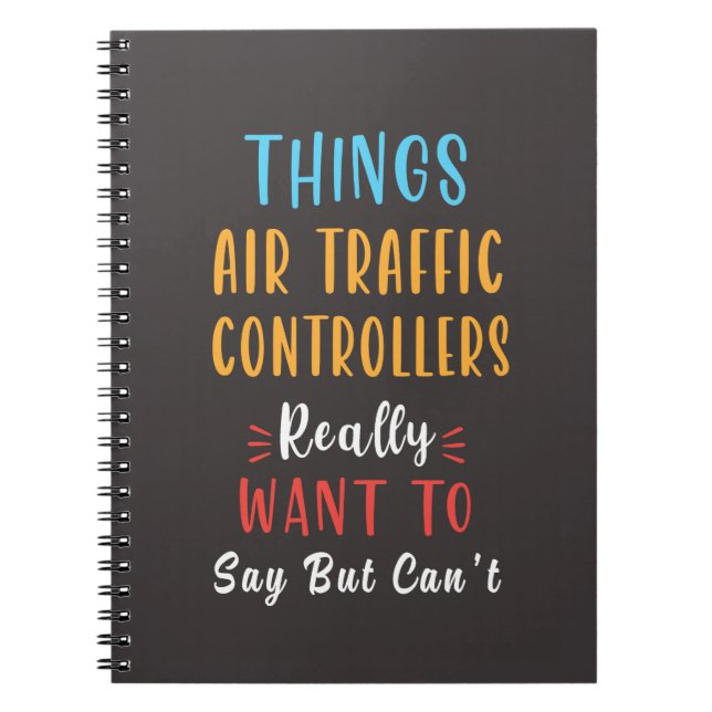 Cuaderno Controlador de Tráfico Aéreo – Orgullo del Trabajo (Frente)