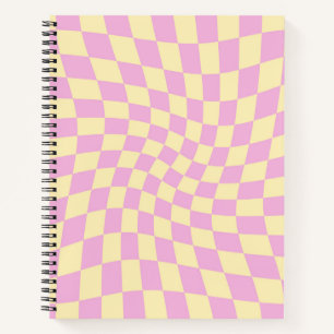 Cuaderno Controles azulados retro pastel deformados