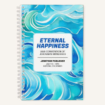 Convención de Felicidad Eterna de Olas de Acuarela