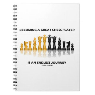 Cuaderno Convertirse en un gran jugador de ajedrez es un vi