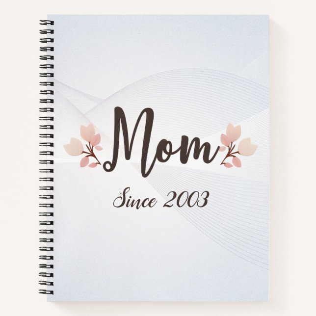 Cuaderno Convierta su viaje a la maternidad en notas (Anverso)