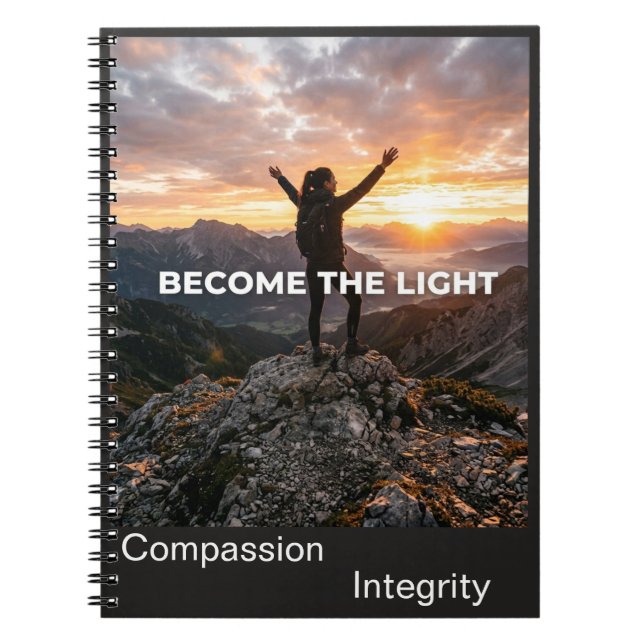 Cuaderno Conviértete en esa luz (Frente)