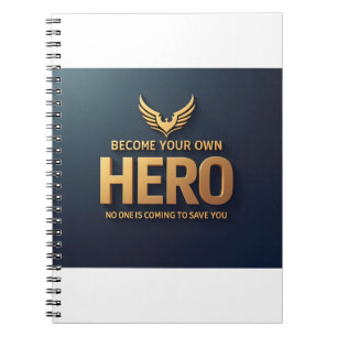 Cuaderno Conviértete en tu propio portátil Hero