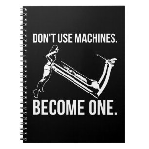 Cuaderno Conviértete En Una Máquina, Un Chica Sólido Levant