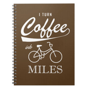 Cuaderno Convierto El Café En Millas