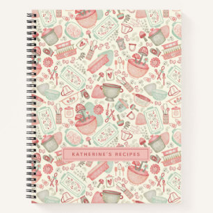 Cuaderno Cookbook de recetas familiares personalizadas