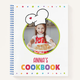 Cuaderno Cookbook infantil personalizado (su foto)