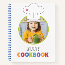 Cuaderno Cookbook infantil personalizado (su foto)