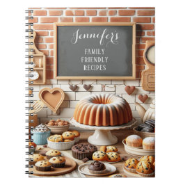 Cuaderno Cookbook personalizada de recetas