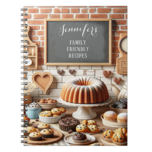Cuaderno Cookbook personalizada de recetas