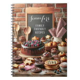 Cuaderno Cookbook personalizada de recetas