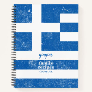 Cuaderno Cookbook tradicional de la familia de la bandera g